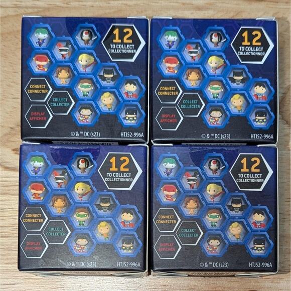 DC Comics Nano Pods Mini Figure Blind Box Lot of 4 WOW! Stuff Collectible Toy - Picture 2 of 5